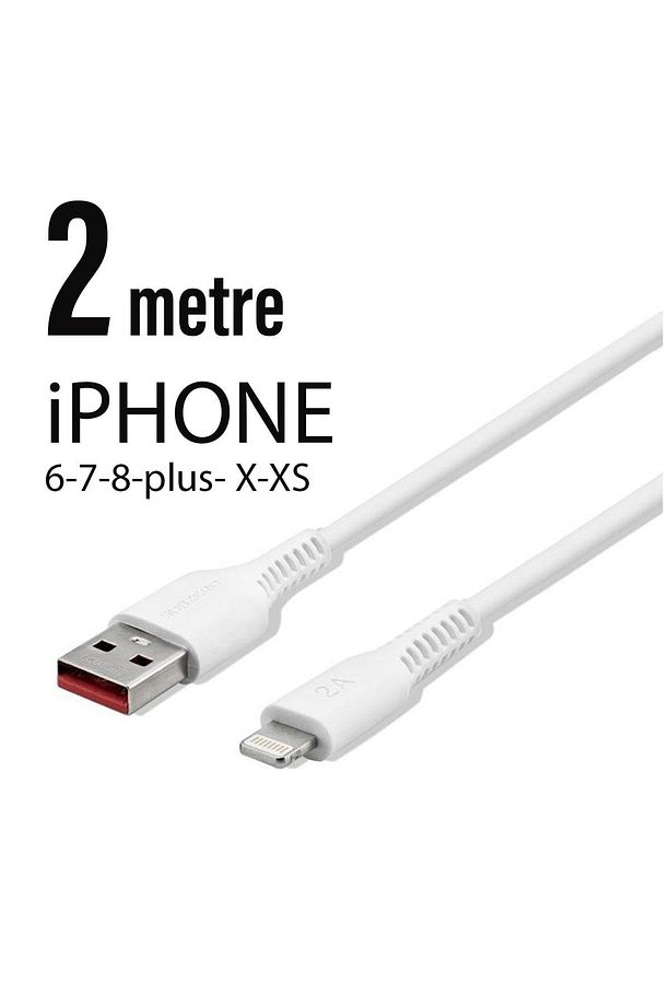 2 Metre Iphone Şarj Data Kablosu 2 Mt 2.0a Cl19 - 1