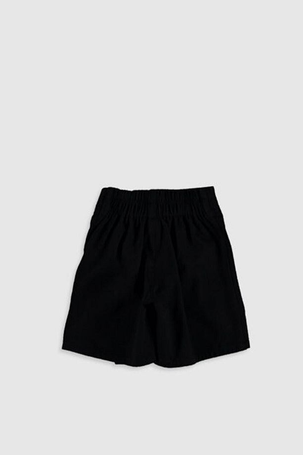 Your Fashion Style'dan Beli Lastikli Basic Kız Çocuk Siyah Şort Etek - 2