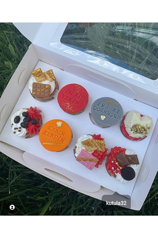 8li Cupcake Kutusu - 1