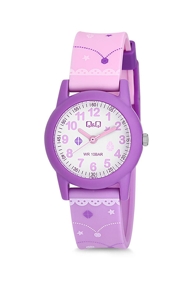 Children's Wristwatch with Numbers and Waterproof Silicone Strap
