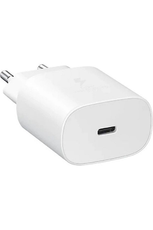 Samsung Uyumlu Galaxy A14 A15 A24 A34 A54 A33 A53 A73 S23 Type-c 25w Hızlı Şarj Beyaz Adaptör - 1