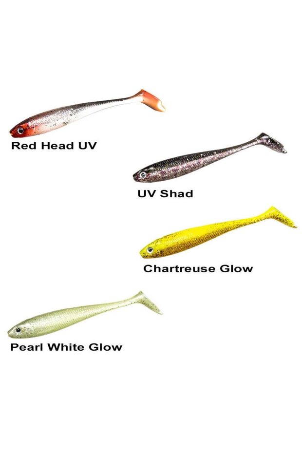 Panic Shad 9cm 5.5gr Silikon Yem 3 Adet Chartreuse Glow - 1