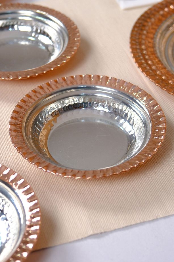 BAKIR MEZE KAHVALTI TABAĞI 14 CM 1 ADET - 1