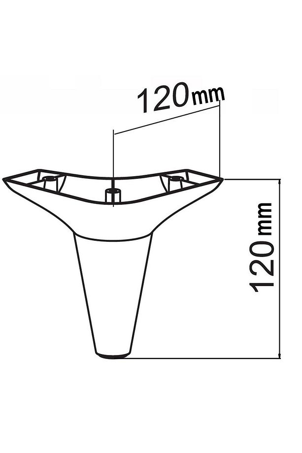 Aspen Lüks Mobilya Kanepe Koltuk Tv Ünitesi Baza Yükseltici Ayağı Ayakları 12 Cm Ahşap Desenli Ayak - 9