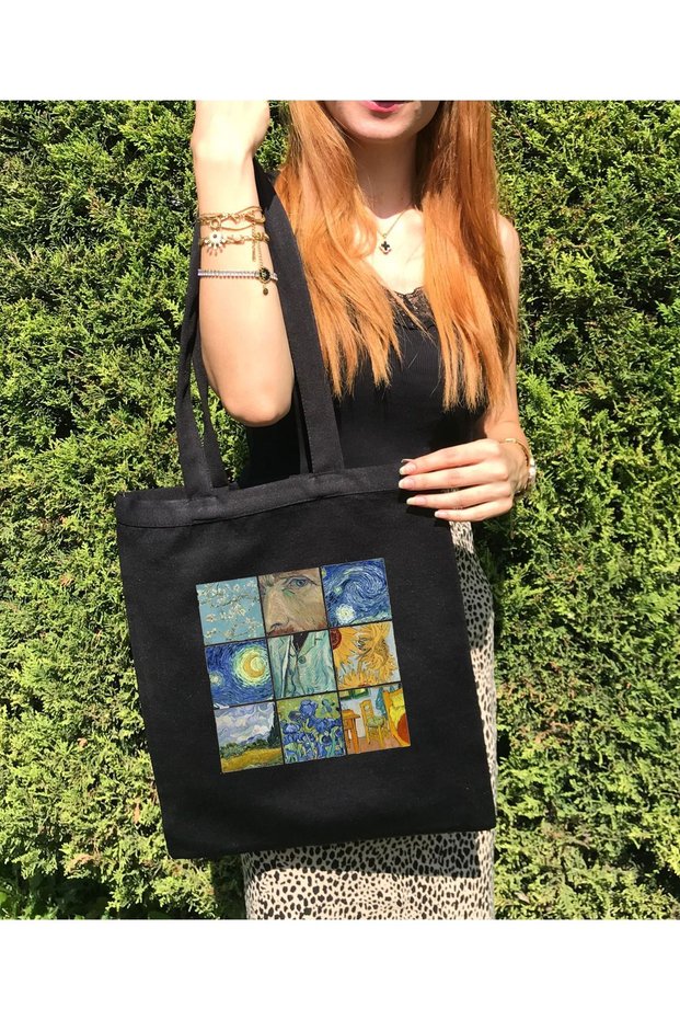 Black Premium Dtf Interlining Cloth Bag