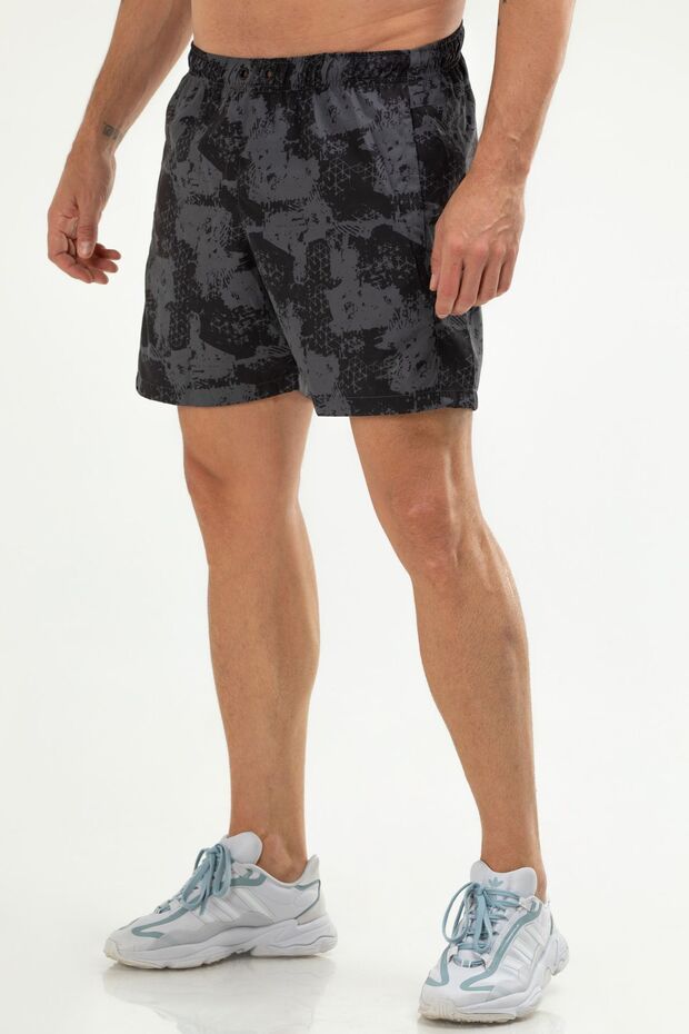 Füme Regular Hızlı Kuruyan Basic Erkek Deniz Şortu Xe0123 - 4