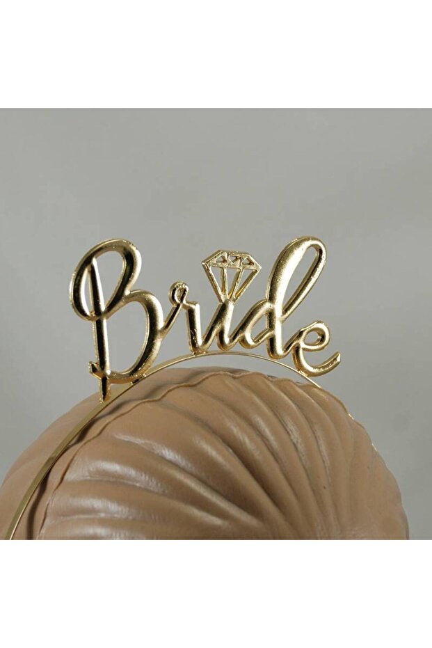 Gold Bride Metal Crown Bachelor Party