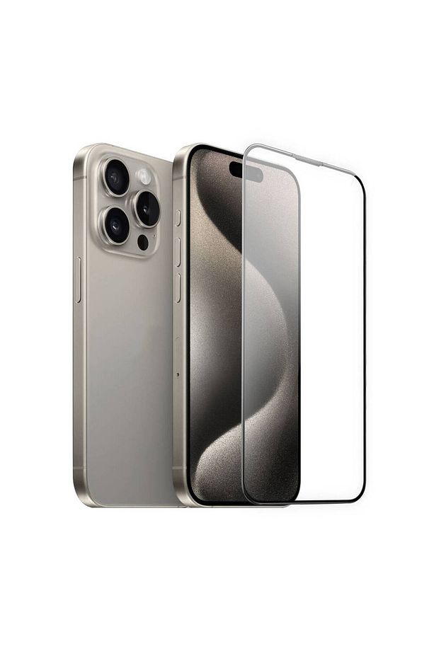 iPhone 16 Pro Max Uyumlu Wiwu GT-010 Anti-Reflective Ultra İnce Temperli Cam Ekran Koruyucu Siyah - 1