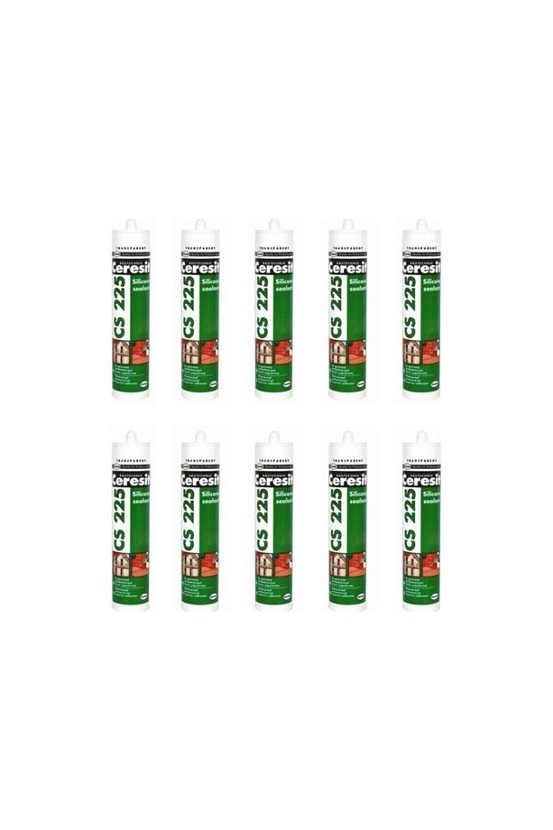Cs 225 Şeffaf Silikon 280 Ml 10 Adet - 1