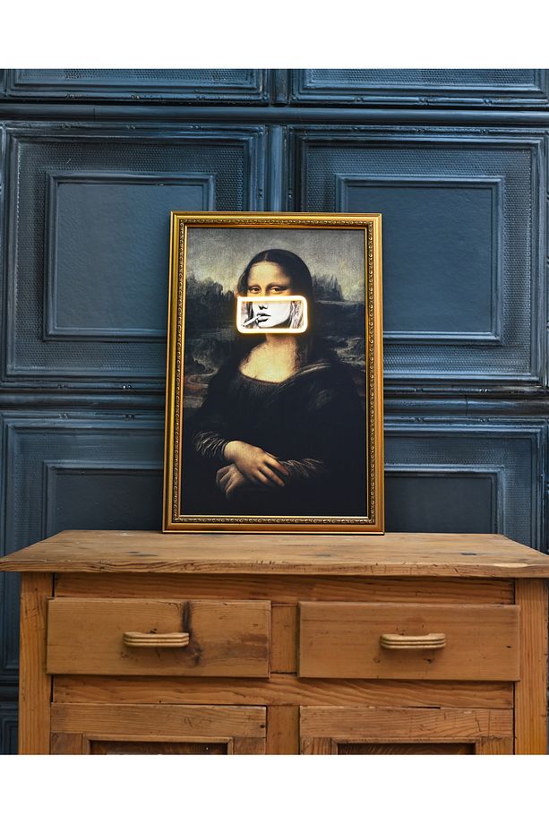 Mona Lisa Dekoratif Tablo - 2