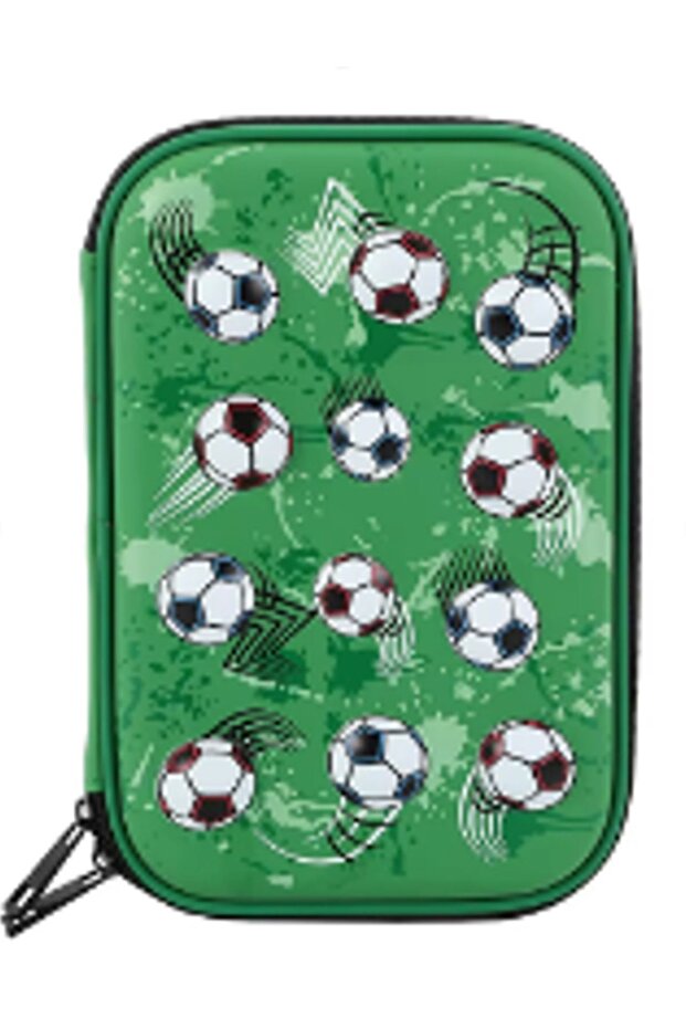 Football Carpet Field Ball Oversized Green Ball Pattern Male Child Pencil Case
