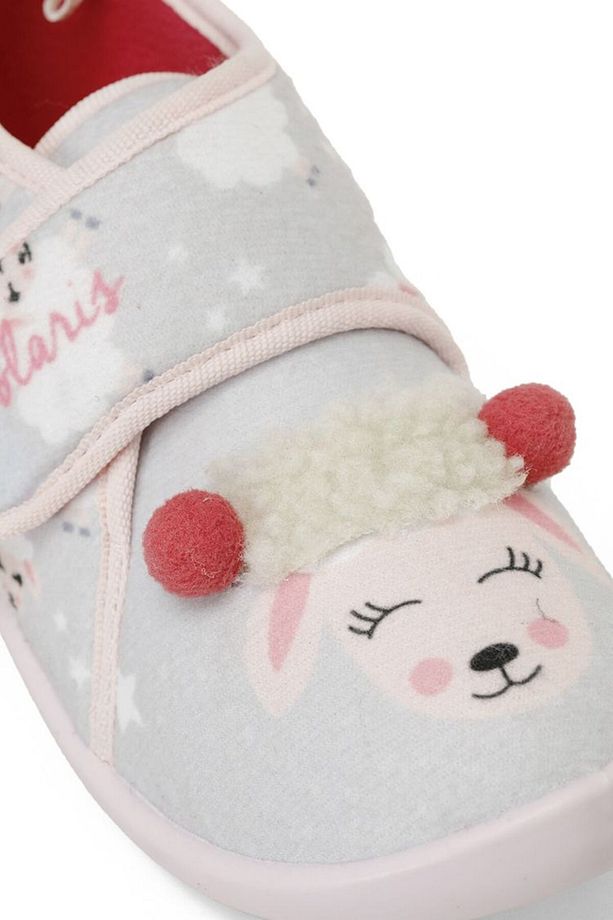 Kız Çocuk Sheep Pattern Powder Panduf - Gril Child Panduf - 5