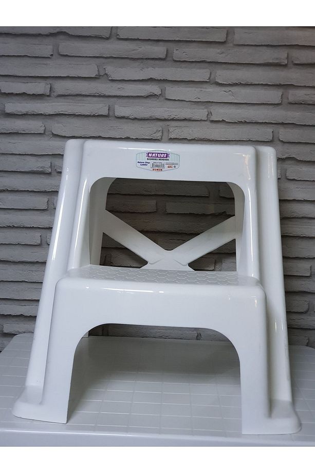 Işıksanpls. Basamaklı Tabure Beyaz - 1