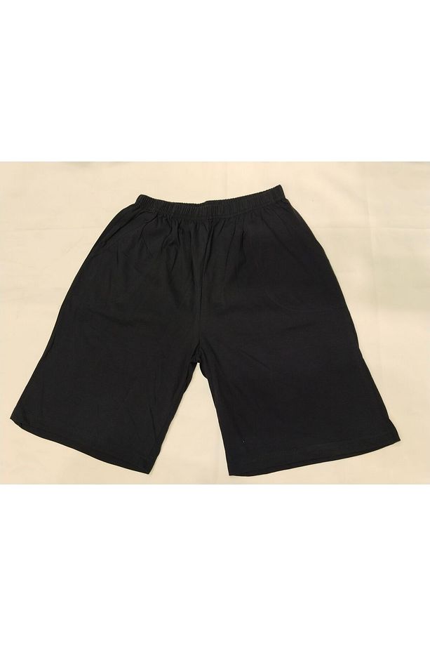 2'li Paket Erkek %100 Pamuk Penye Şort - 3
