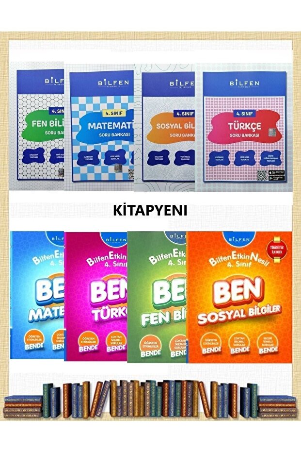4. Sınıf Bilfen Ben Mat-türkçe-fen-sosyal Ve Soru Bankası 8'li Set - 2