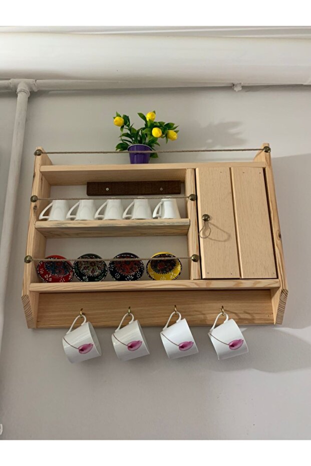 Haki Dekoratif Ahşap Terek 40 cm Ahşap 8 cm - 3