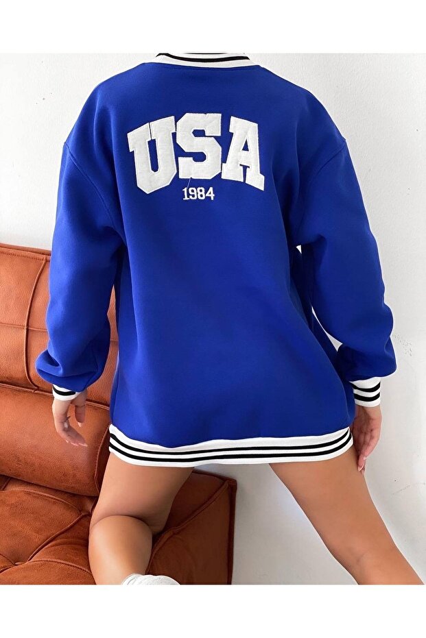 Usa Unisex Oversize Sweatshirt - 3