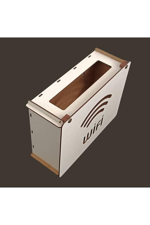 Modem Saklama Kutusu WİFİ DESENLİ - 25x18x9 Cm - 2