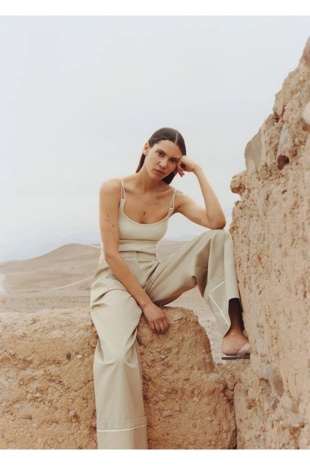 Çift askılı bluz - 7