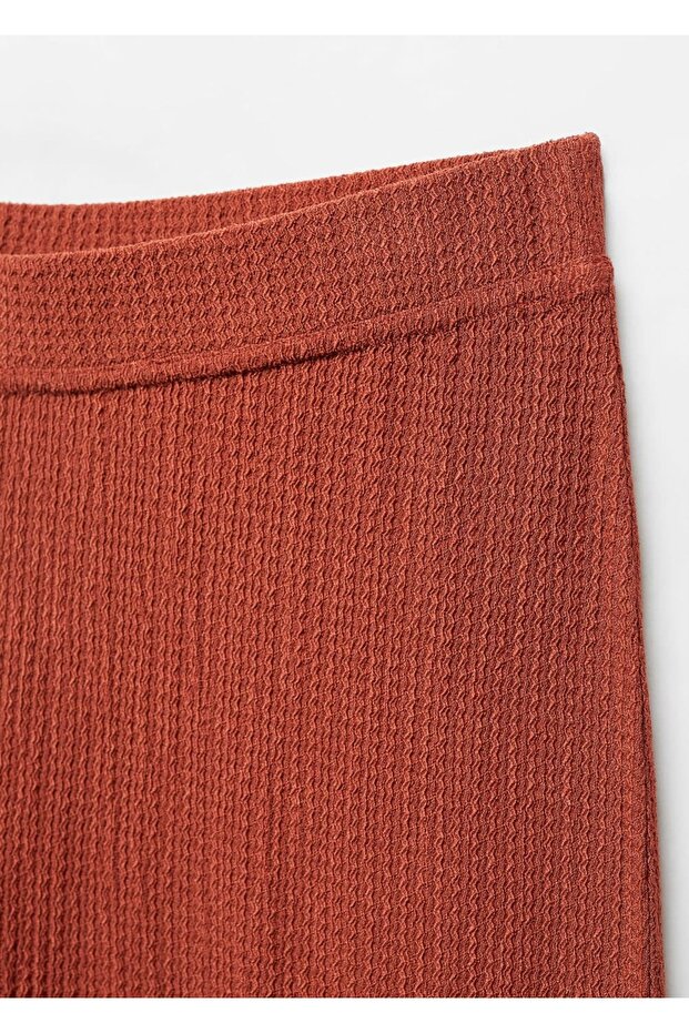 Wideleg dokuma pantolon - 6