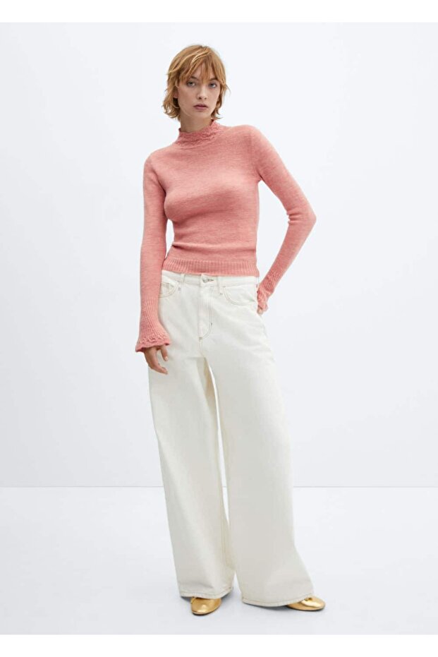 Triko cropped kazak - 2