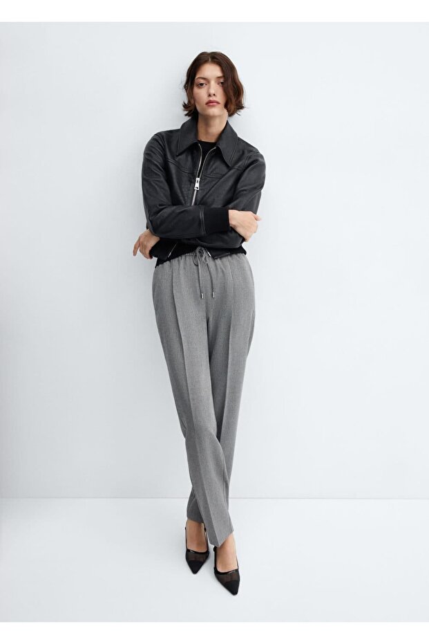 Dökümlü Jogger Pantolon - 7