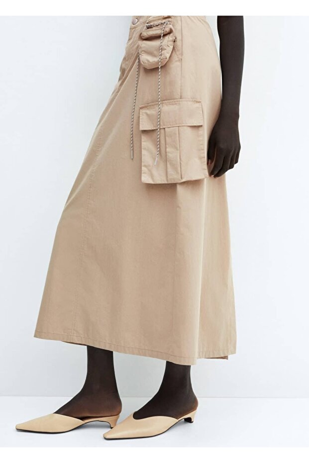 Kargo cepli uzun etek - 7