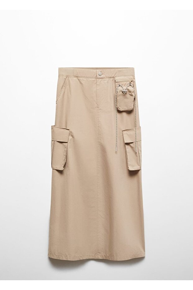 Kargo cepli uzun etek - 3