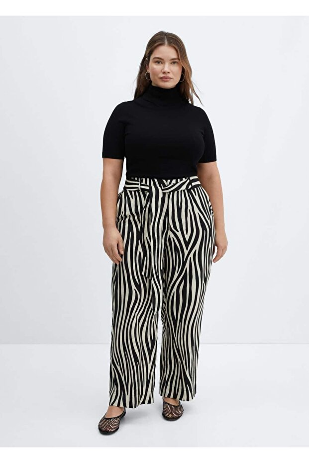 Patterned and Bow Trousers - 6