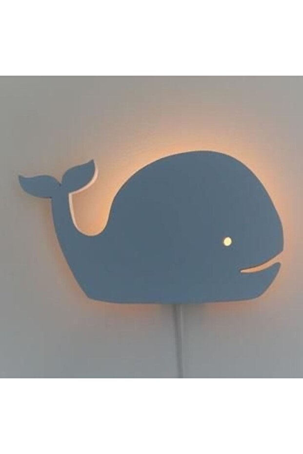Whale Night Light Children's Room Baby Room Decorative Lighting 30 cm