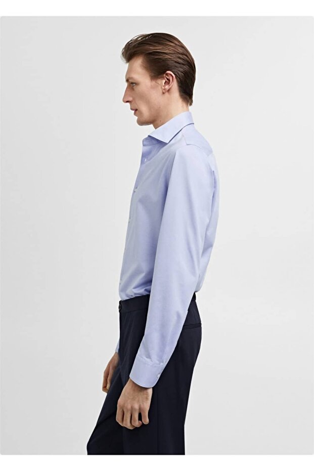 Slim-Fit-Baumwollhemd - 7