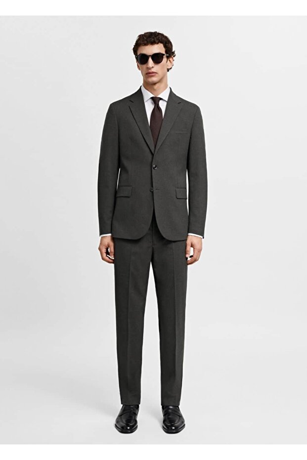 Normal kesim manşetli gömlek - 2