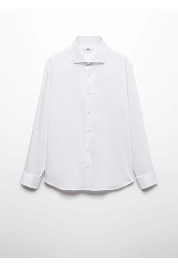 Normal kesim manşetli gömlek - 3