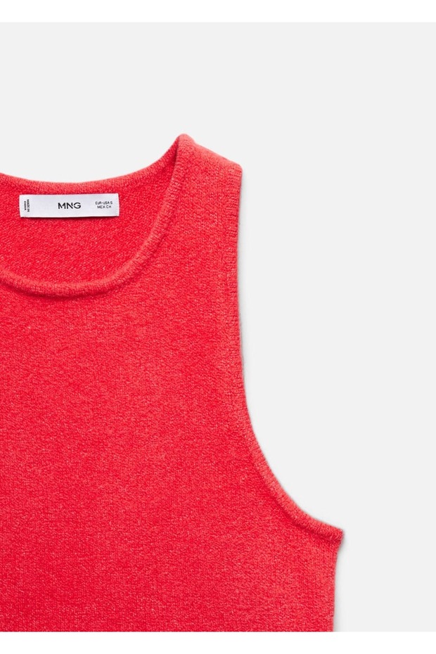 Askılı triko bluz - 6