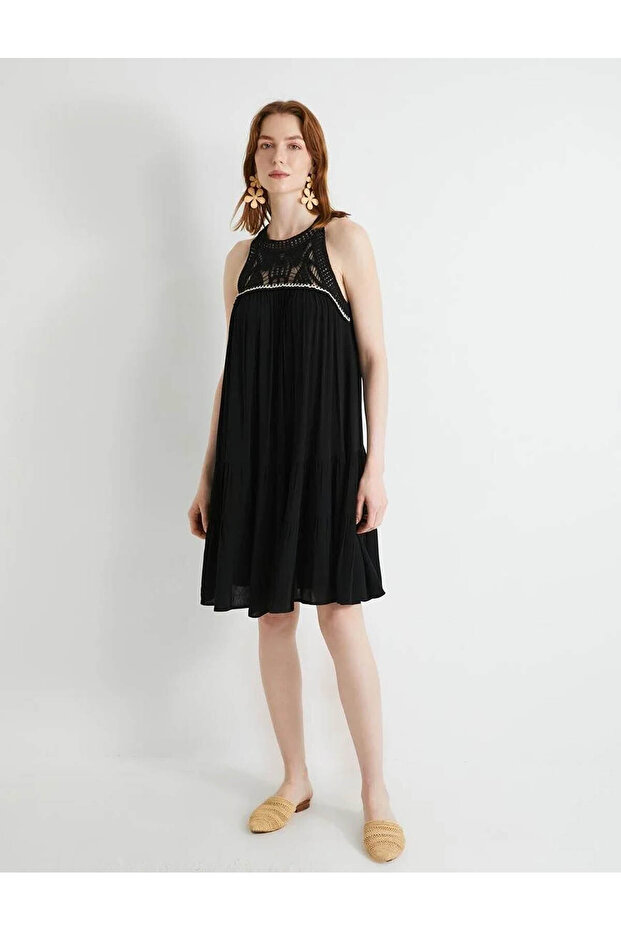 Women's Dress Black 4Sak80118Ew