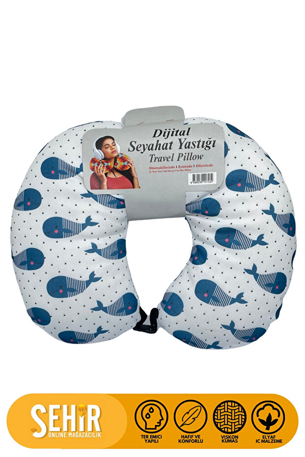 Build Viscose Comfortable Fiber - Soft Sweat, Travel Neck Pillow