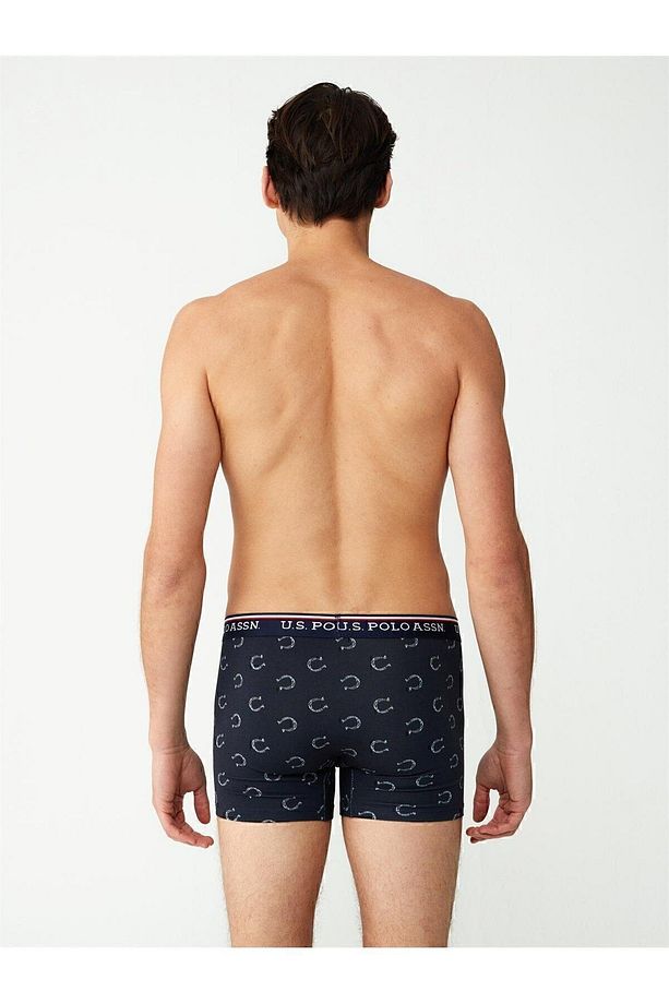 U.S. Polo Assn. - Erkek Modal Baskılı - Lacivert 2 li Boxer Z.8.E.0.T.4A8G.R.P.6 - 7