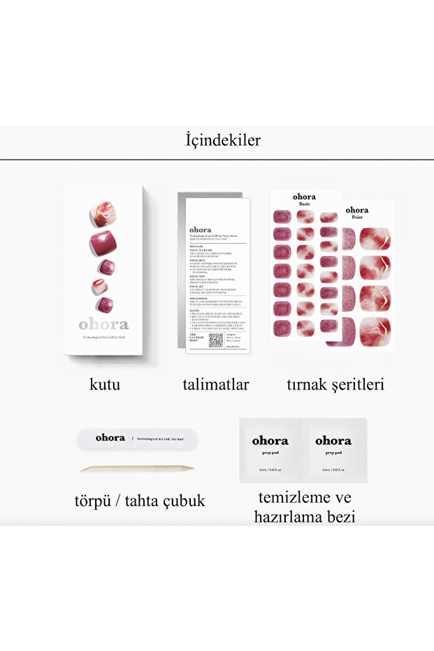 P Ruby Rush Jel Tırnak 32 Adet, 2 Kullanım - 8