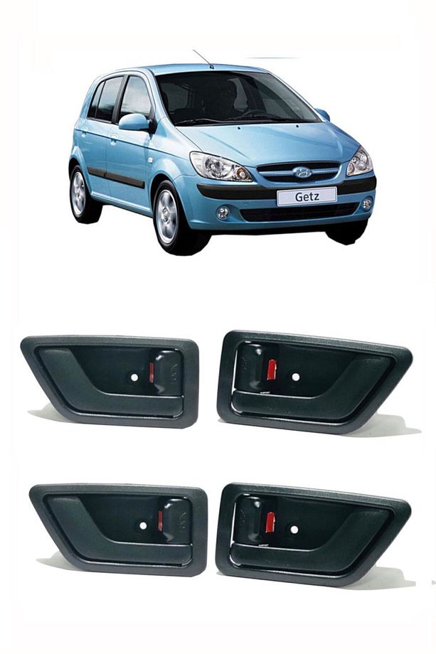 Hyundai Getz Iç Kapı Açma Kolu Takım Halinde Sağ , Sol , Ön , Arka Toplam 4 Adet - 1