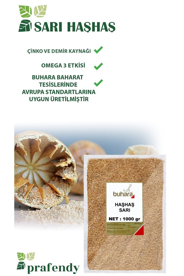 HAŞHAŞ SARI 1000 GR - 2