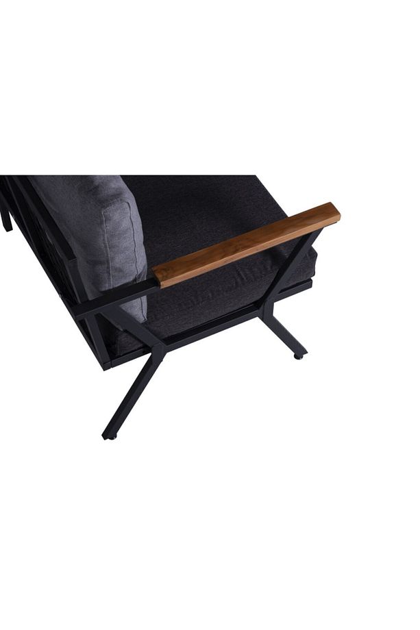 Pimango Pi Locca Demonte Metal Mutfak Köşe Takımı, 180x180 Sehpalı - 6