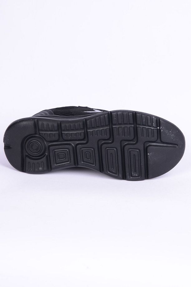 900257-2042 Armin X Fileli Faylon Taban Şevron Detay Günlük Siyah Unisex Spor Ayakkabı - 4