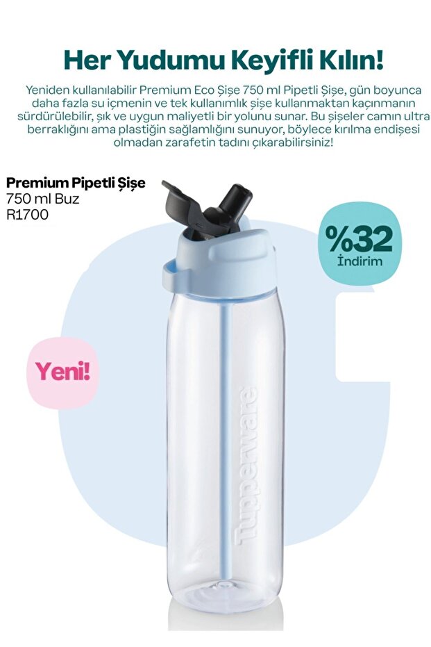 PREMIUM EKO ŞİŞE PİPETLİ - 1