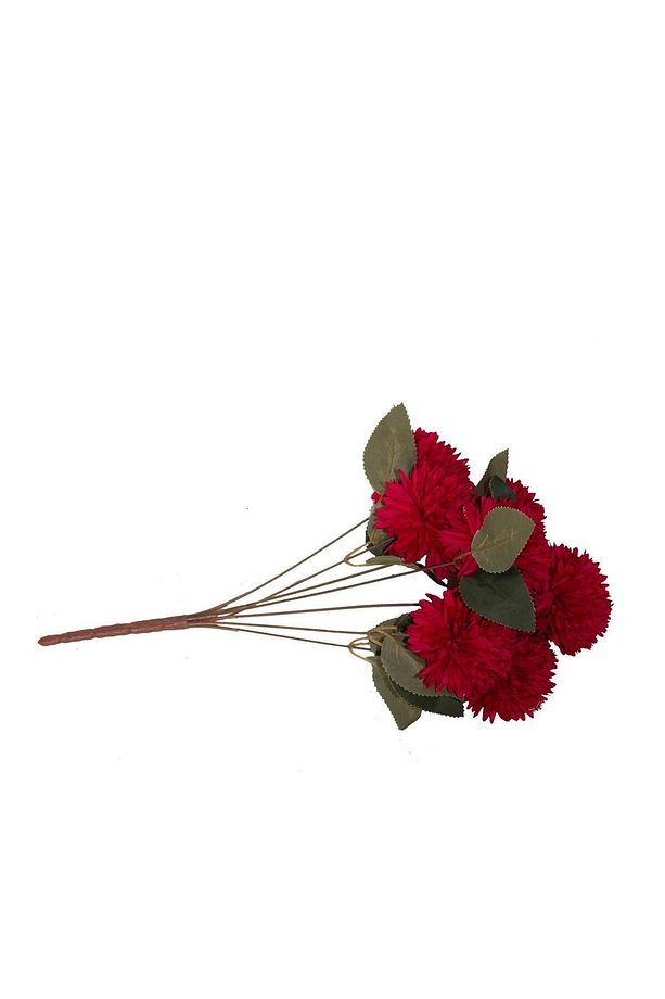 Yapay Kasımpatı Çiçeği Kırmızı 40 Cm 7 Dal - 4