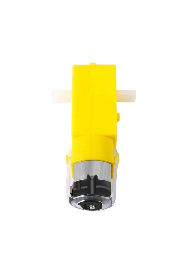 5 Adet Plastik Redüktörlü Motor - Dc 6 V / 200 Rpm / Dc Motor / Sarı Motor - 6