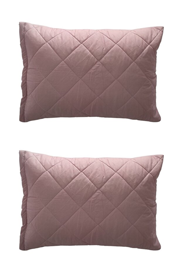 Colorful Pillow Mattress (4 PCS), 100% Cotton, Quilted, Pillow Protector, Pillow Cover, Powder