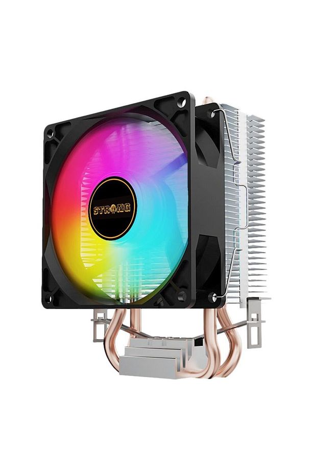 M2-pro 9cm Rainbow 2 Bakır Borulu 105w Tdp Intel/amd Kule Tipi Işlemci Cpu Fan - 1
