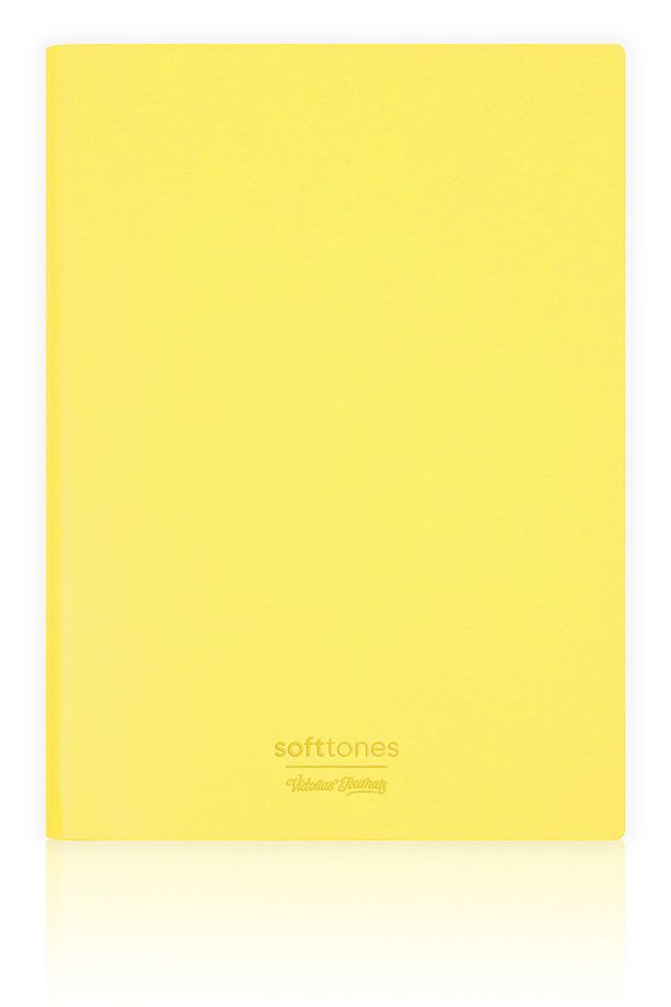 Softtons Esnek Kapak Defter B5 Krem 128 yp. Çizgisiz (Düz) - 1