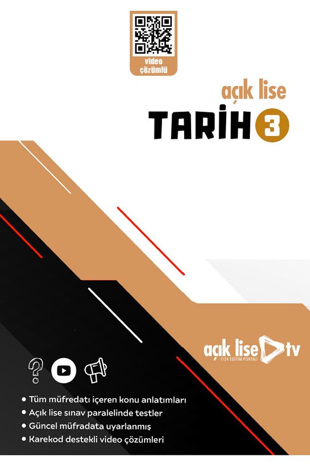 Açık Lise Tarih 3- Konu Ve Soru - Güncel Müfredat - 1