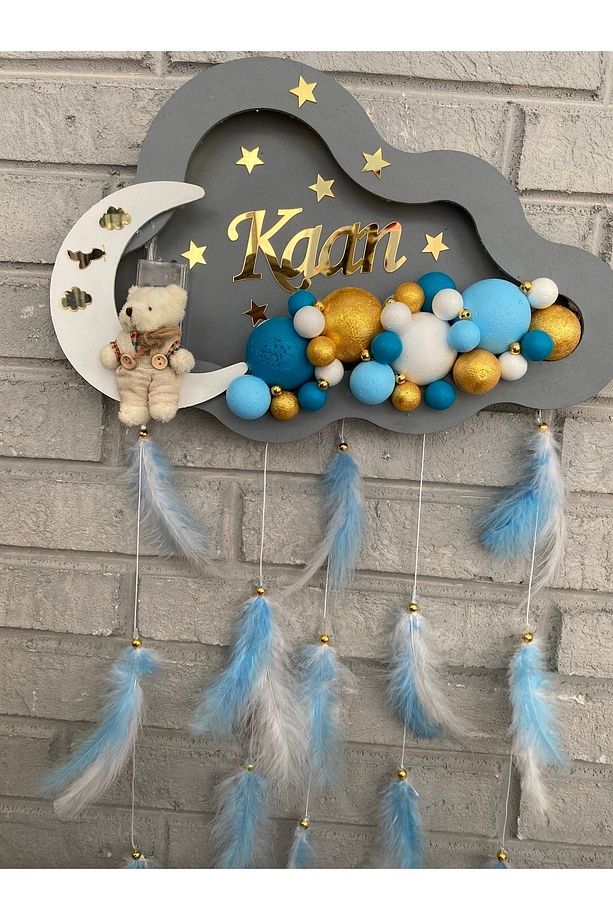 Ledli Bubble Bulut Kapı Süsü Ve Yastık - 3